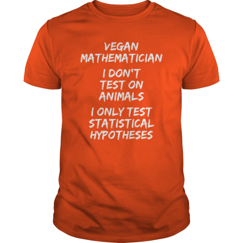 veronika honestly vegan mathematician tshirt