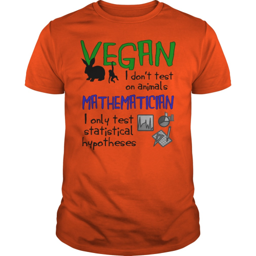 veronika honestly vegan mathematician tshirt
